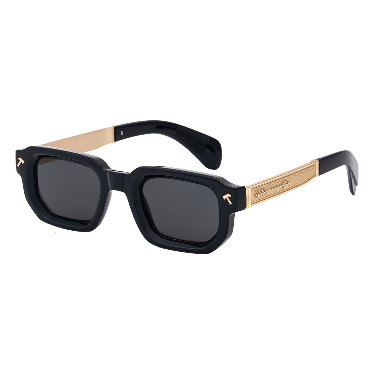2026 New Style Square Small Frame Polarized Retro High-end Trendy Sun Protection Sunglasses for Men