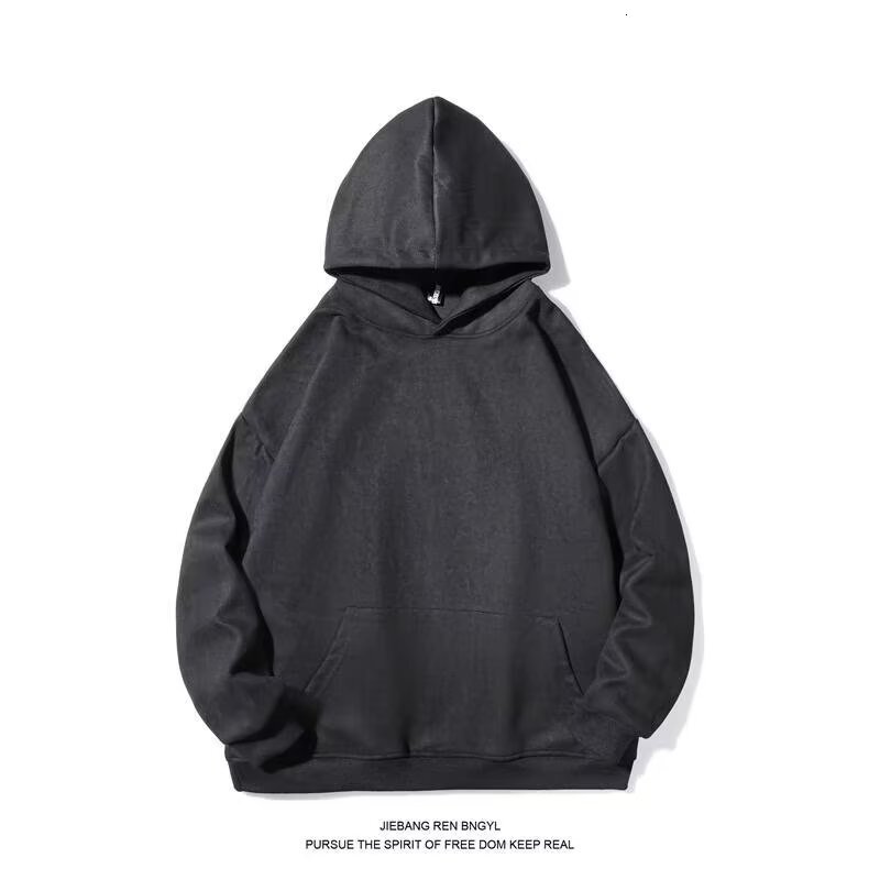 Men's Designer Hoodie Suede Hooded Sweatshirt Autumn/winter New Style Fleece-lined Trendy Brand Oversized Couple's Pullover Jacket