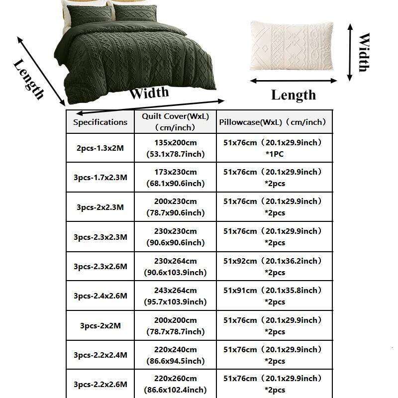 Soft and Warm Solid Color Bohemian Cut Flower Three Piece Set Includes 1 or 2 Pillowcases in Multiple Sizes for Winter Bedding H260312