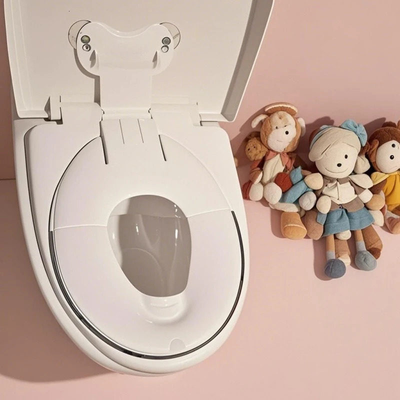 Foldable Toilet Seat for Children Flip Sit Potty Attaches To Securely Space Saving Potties Fits Most Toilets 260311