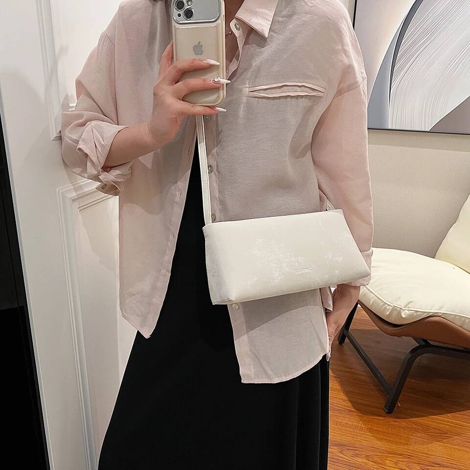 LEFTSIDE Women Small PU Leather Design Square Underarm Shoulder 2025 New Trendy Crossbody Bag Female Handbags and Purses