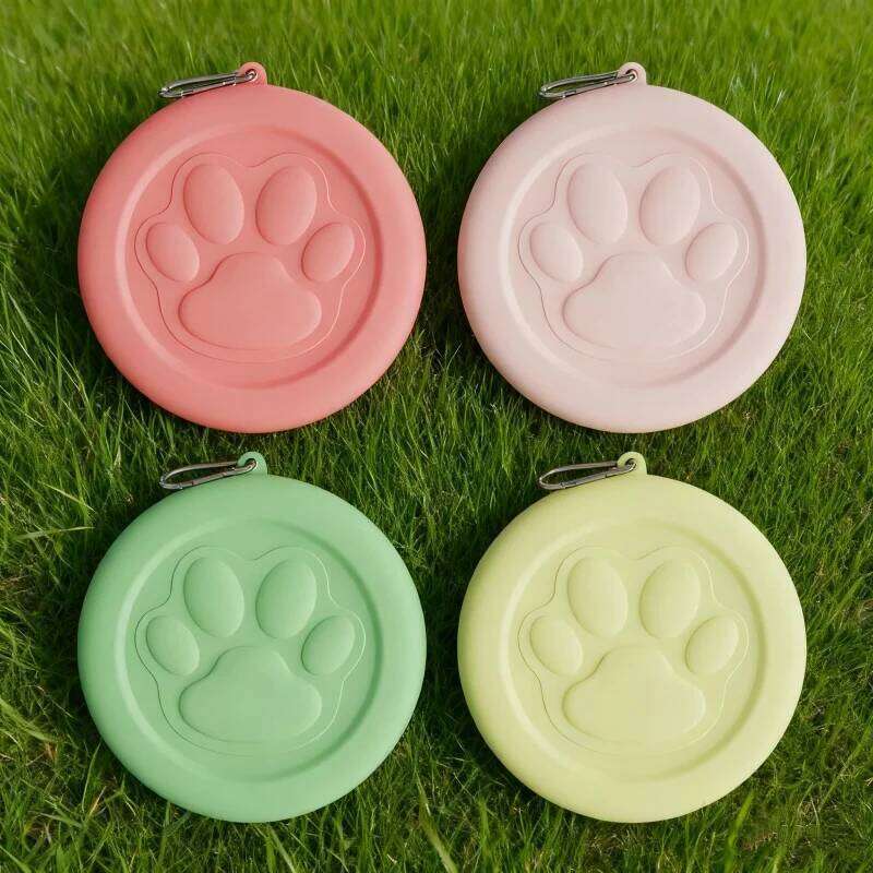 Portable Food Water Container Outdoor Travel Dog Drinking Durable Feeder Bowl for Cats Dogs Pet Feeding Supply 26Y0312