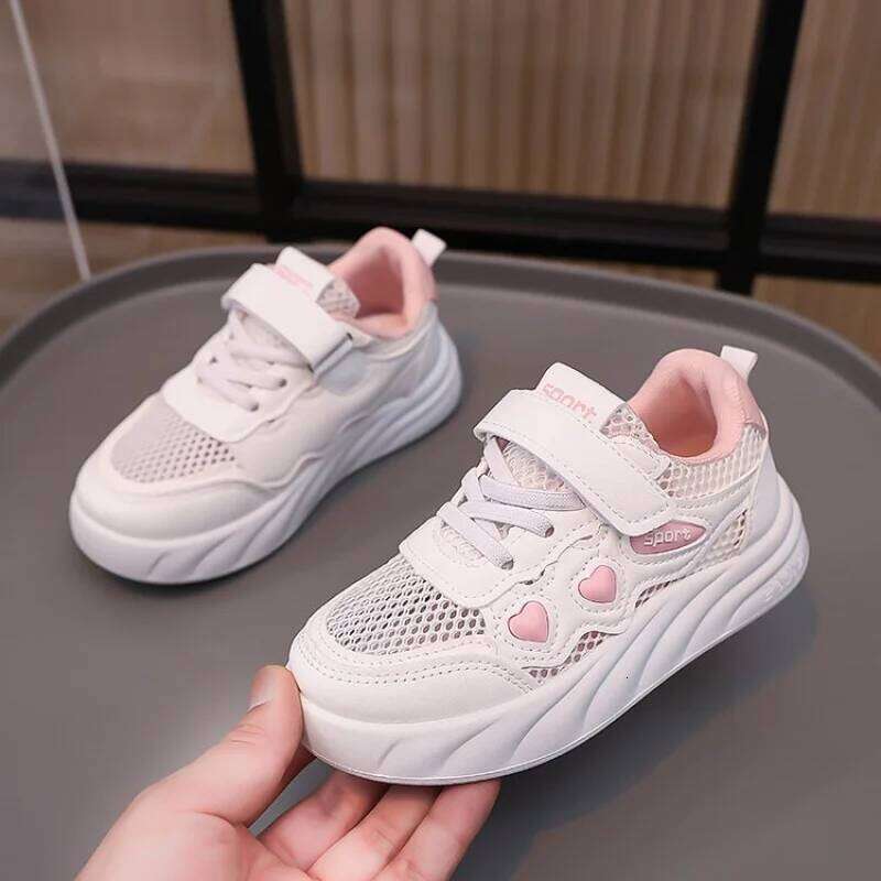 Children's Spring Sports ShoesAnti-Slip &Breathable Versatile Flat-Soled Trendy Sneakers,Mesh Breathable Casual Sneakers H260312
