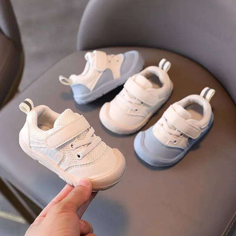 Mesh Breathable Children Sneakers Soft Lightweight Baby Boys Girls Sport Shoe New 2025 Non-slip Toddler Kids Infant Casual Shoes H260312