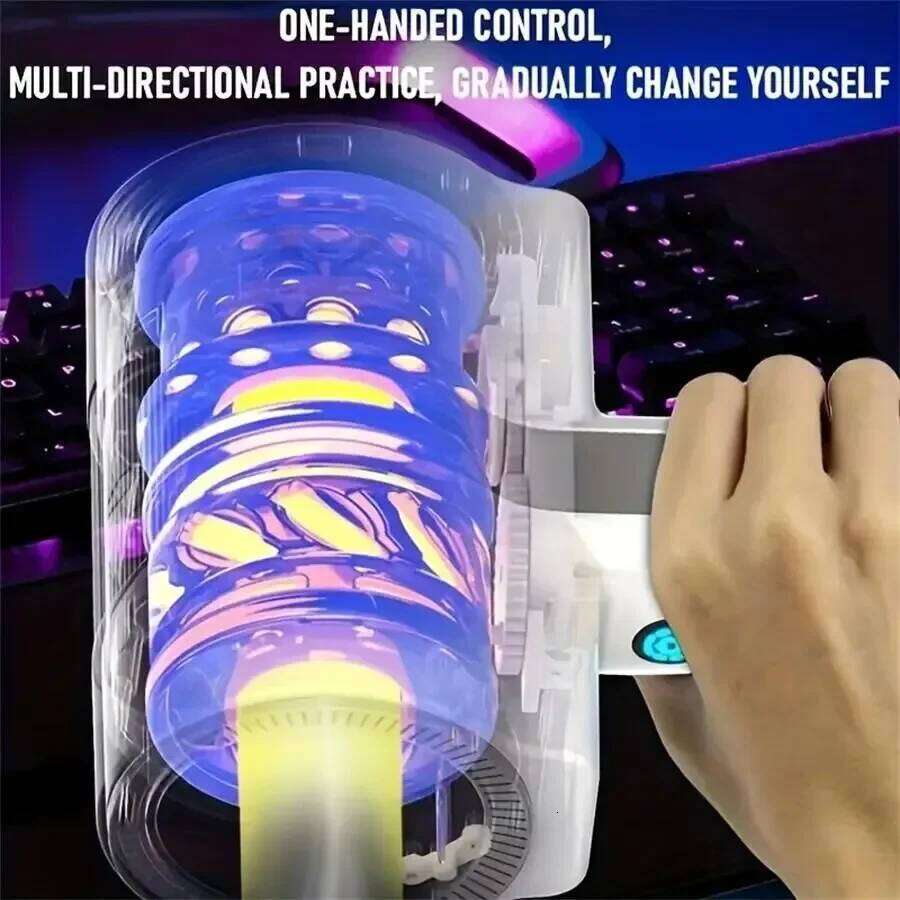 Simulates Real Vagina Two-way Entry Fully Automatic Male Masturbator Intelligent Masturbation Cup Push and Suck Mode Men Sex Toy Z260312