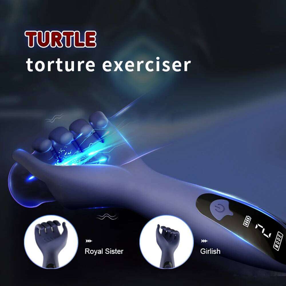 Trainer Male Penis Vibrating Massage Glans Vibrator Lasting Delay Endurance Exer Sex Toys Masturbator for Men Z260312