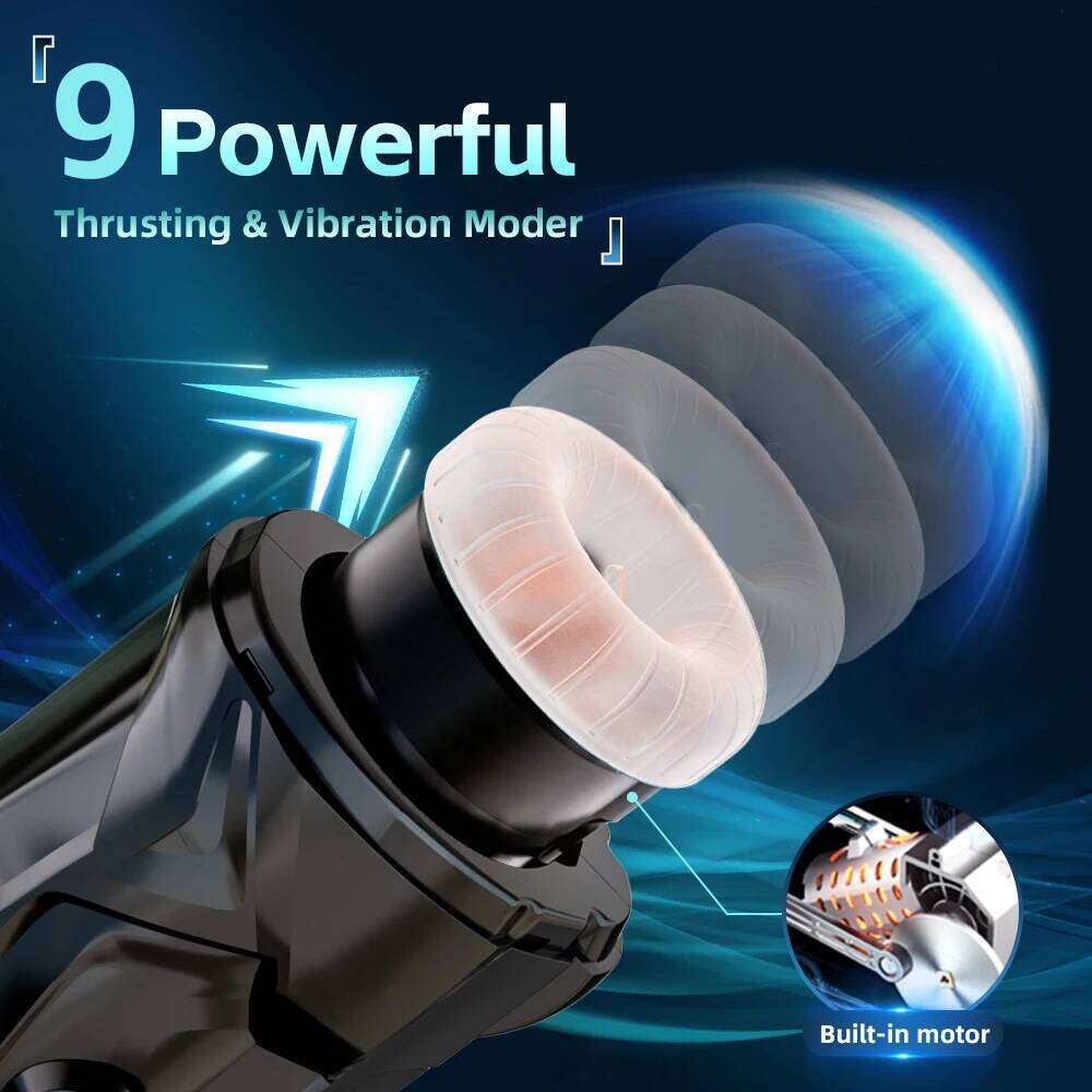 Automatic Thrusting Sucking Heating Masturbator Male Vacuum Vagina Mastubator Blowjob Masturbation Equipment Machine Adult Goods Z260312