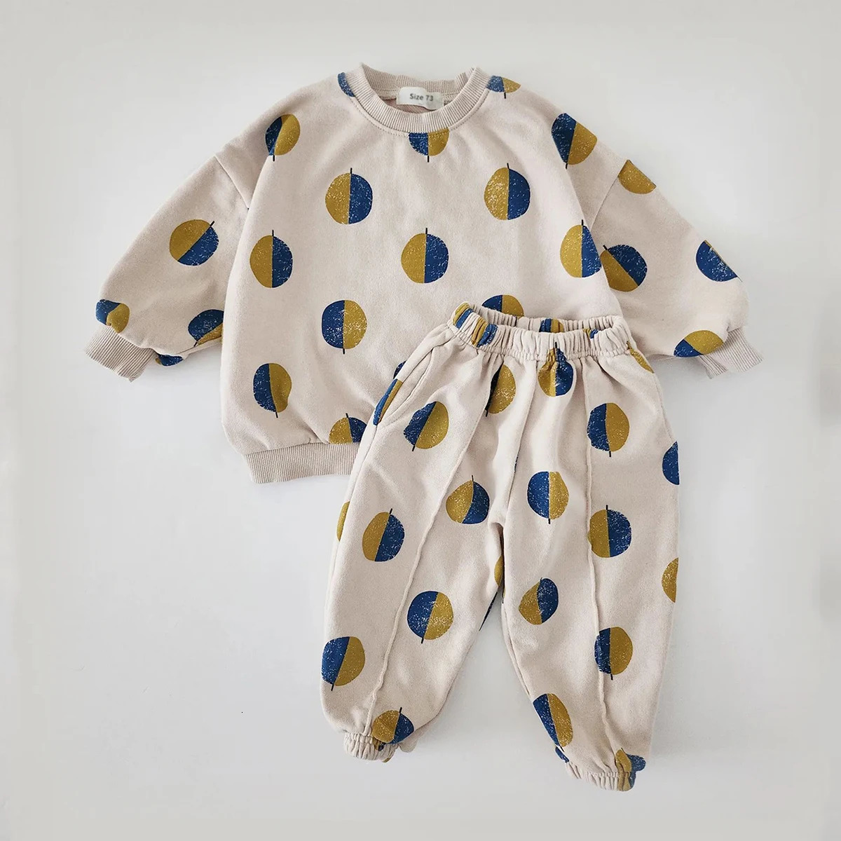 Baby Sets Boys Girls Clothes Oversized Balloon Print SweatshirtJogger Pants Childrens Suit Outfit Sports 2Pcs 260311
