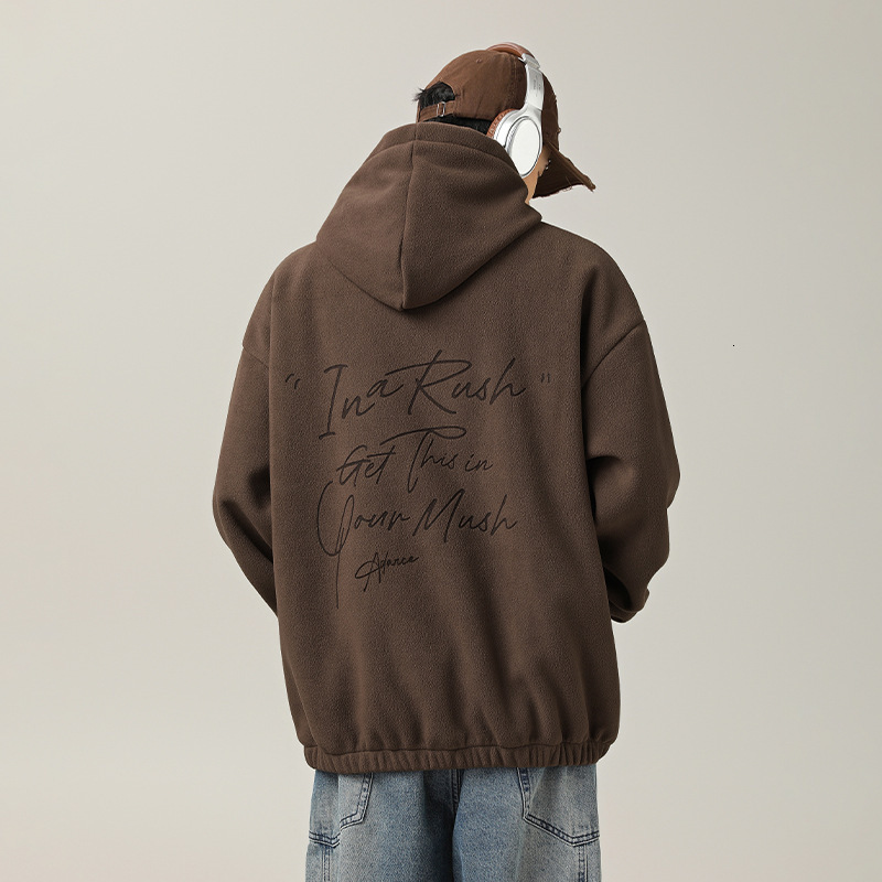 Vintage Style 430G Designer Hoodie Heavyweight Fleece Hoodie Spring New Burnt Flower Craft Letter Print Hoodie