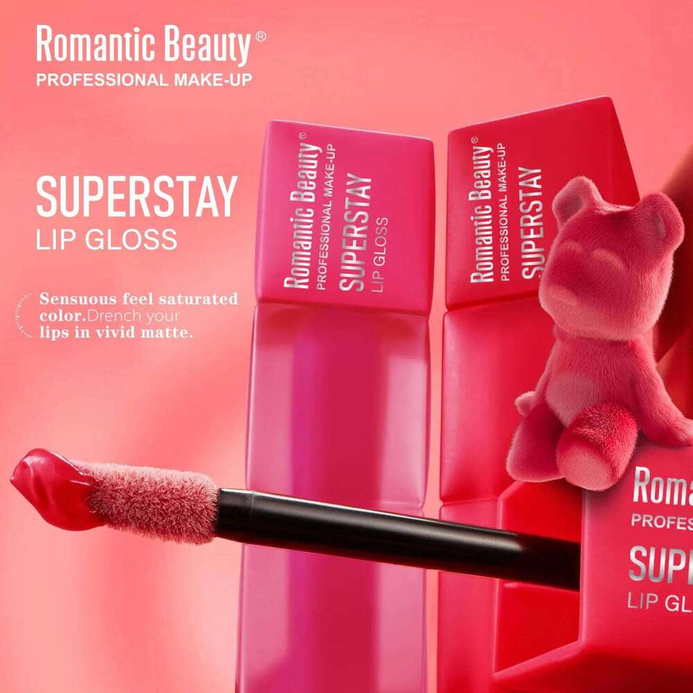 6 Color Velvet Liquid Lipstick - Square Tube Matte-Satin Lip Color, Transfer-Resistant Highly Pigmented, Long-Wearing & Smooth W260311