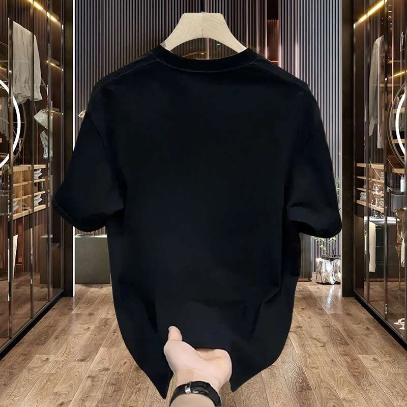 American-style Casual Short-sleeve Cotton T-shirt for Young Men and Women, Ideal for Outdoor Recreation - view 5