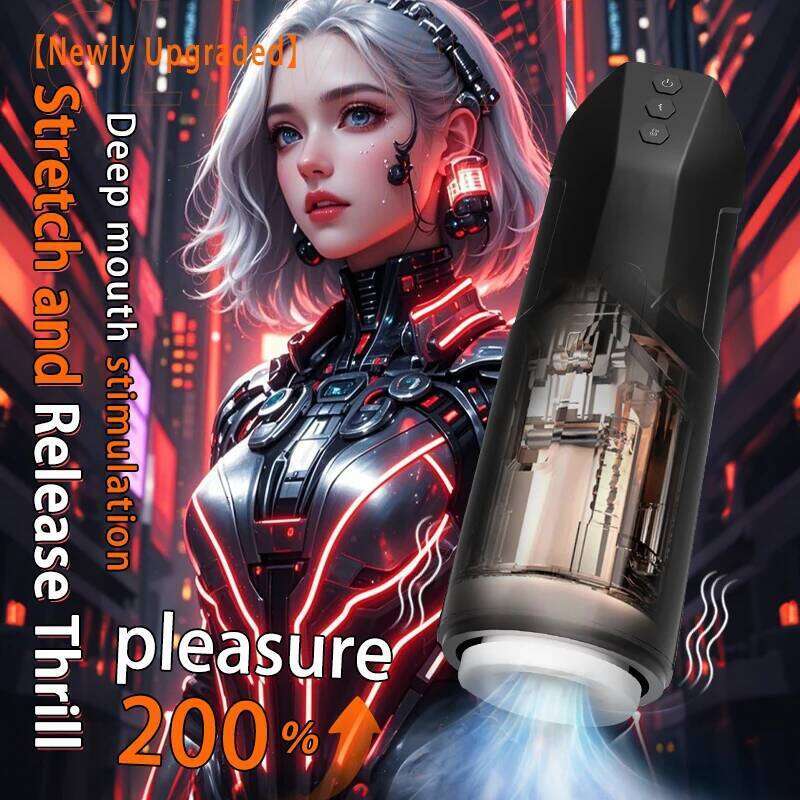 Male Masturbator Automatic Sucking Vibration Blowjob Machine Heating Pussy Penis Pump Masturbation Cup Sex Toys for Men Supplies Z260312