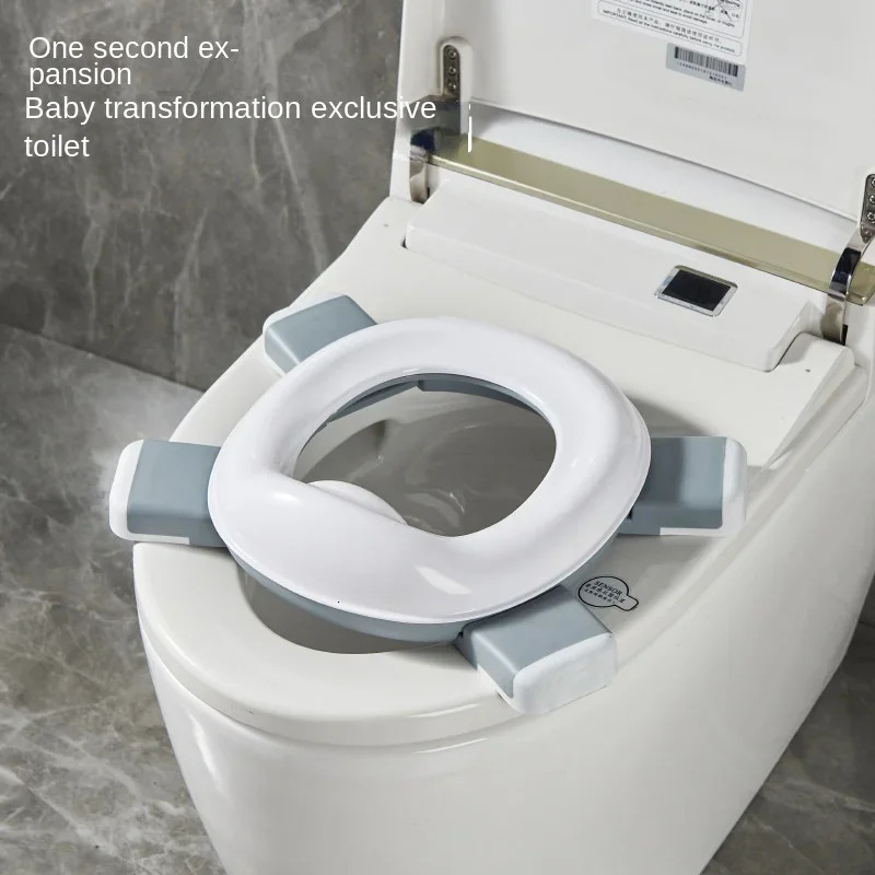 3 in 1 Travel Toilet Seat Foldable Children Potty with Bags Baby Pot Portable Silicone Training for Kids 260311