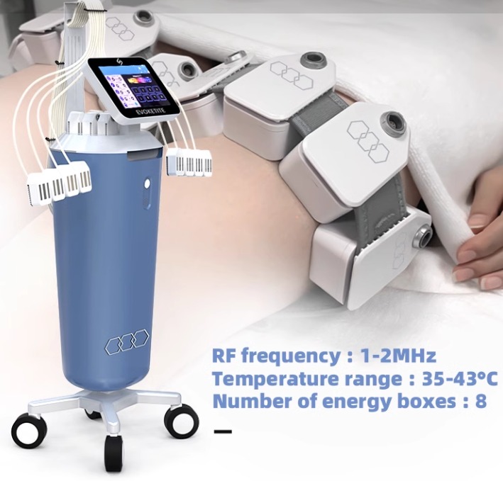 RF Thermal Machine with 8 Handles Body Evoke Fat Dissolving Weight Loss for the Face and Body Slimming Equipment