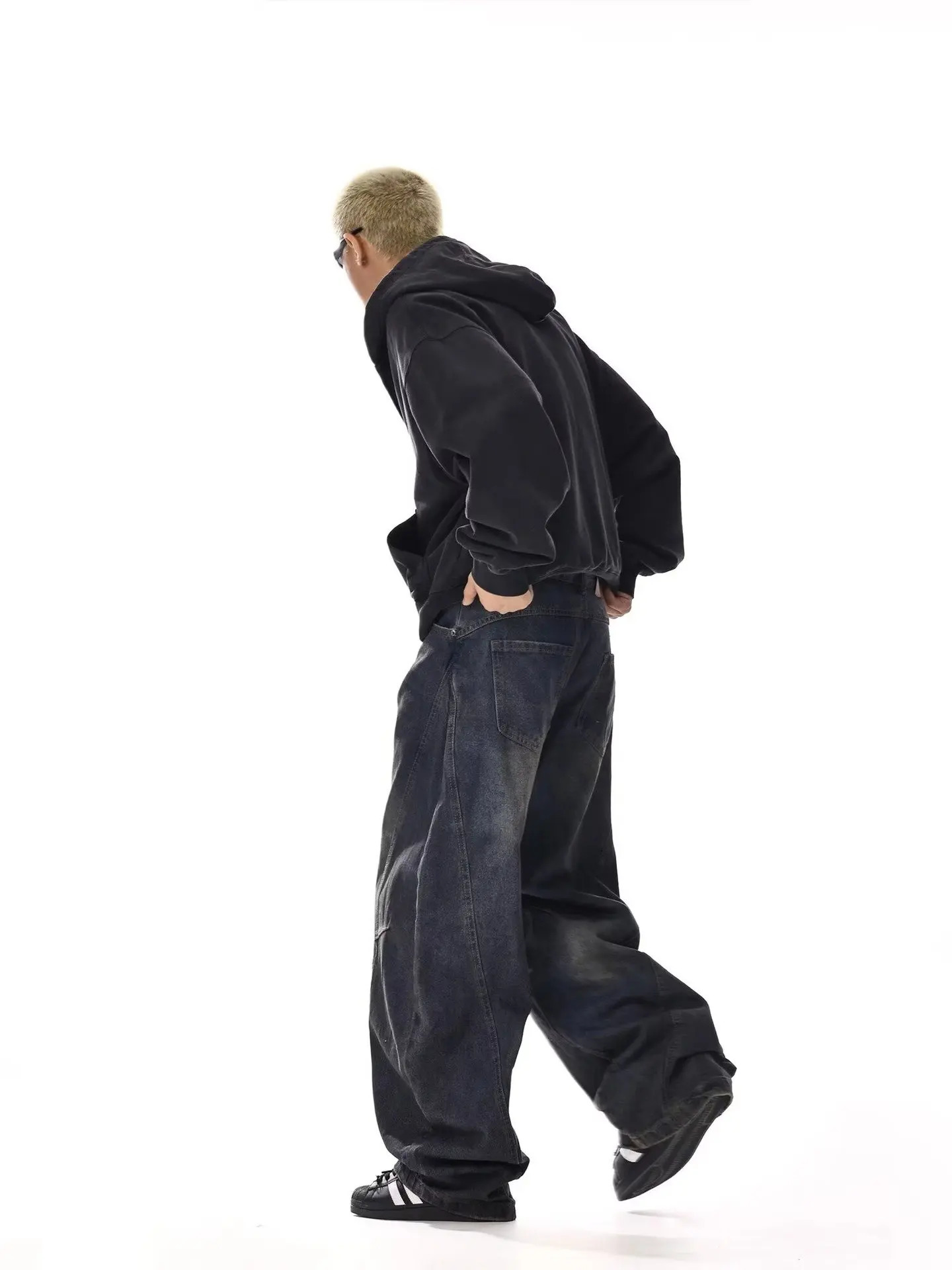 Y2K Mens Baggy Jeans Unisex Trendy Casual Wide-Leg Denim Pants High Street Quality American Style Streetwear Oversize Trousers 260310