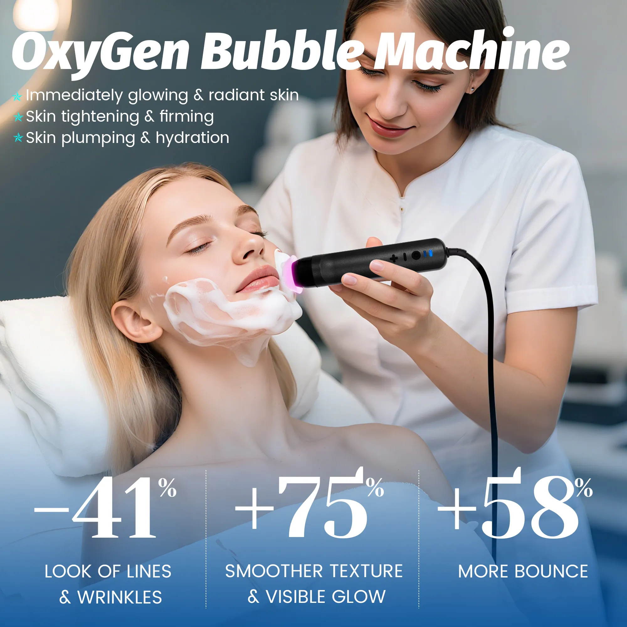 2026 new Co2 Bubble Oxygen Facial Machine 3 in 1 Skin Rejuvenation Beauty Equipment for Spa Anti Aging and Skin Tightening