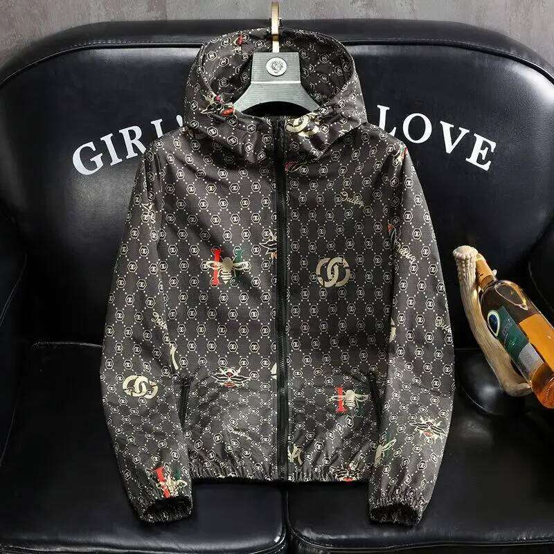 New Coat Spring And Autumn Fashion Brand Slim Fit Handsome All-Match Thin Casual Jacket Men's Clothing Top Clothes