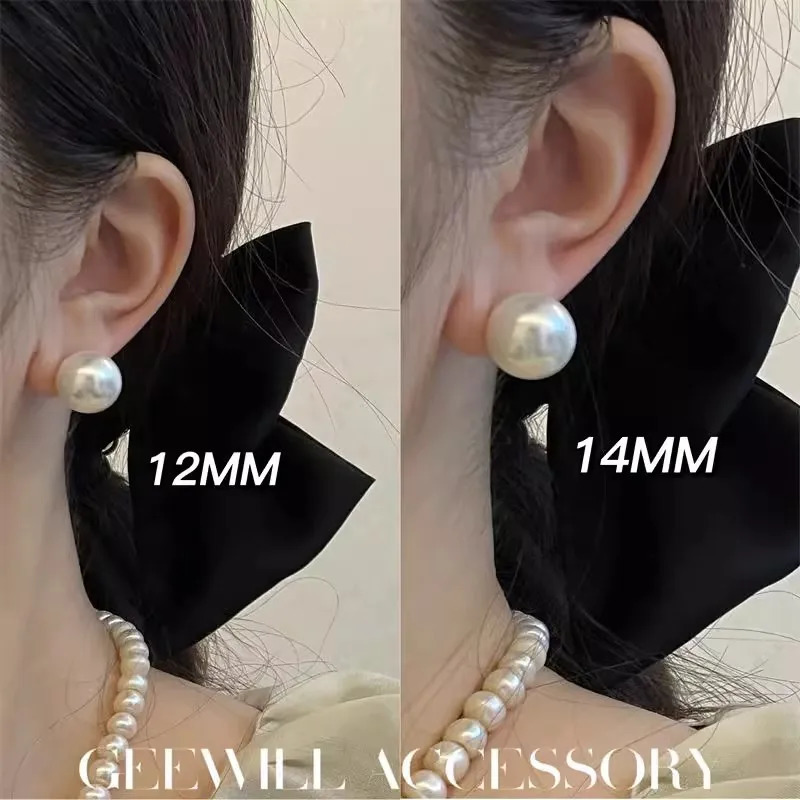 2pcs Pearl Ear Clip Earrings Fashion Without Hole Earings Simple Cuff Piercing Jewelry for Women 260309