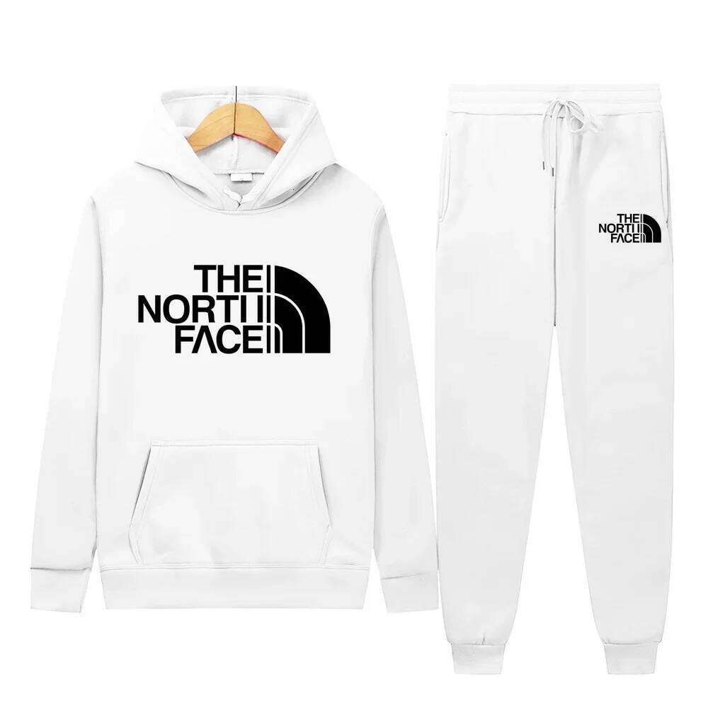 New Autumn Winter Men Women Tracksuit Hoodies + Pants 2Pcs Sets Suit Fashion Trend Hip Hop Y2K Clothing Sportswear Sweatshirts C260312