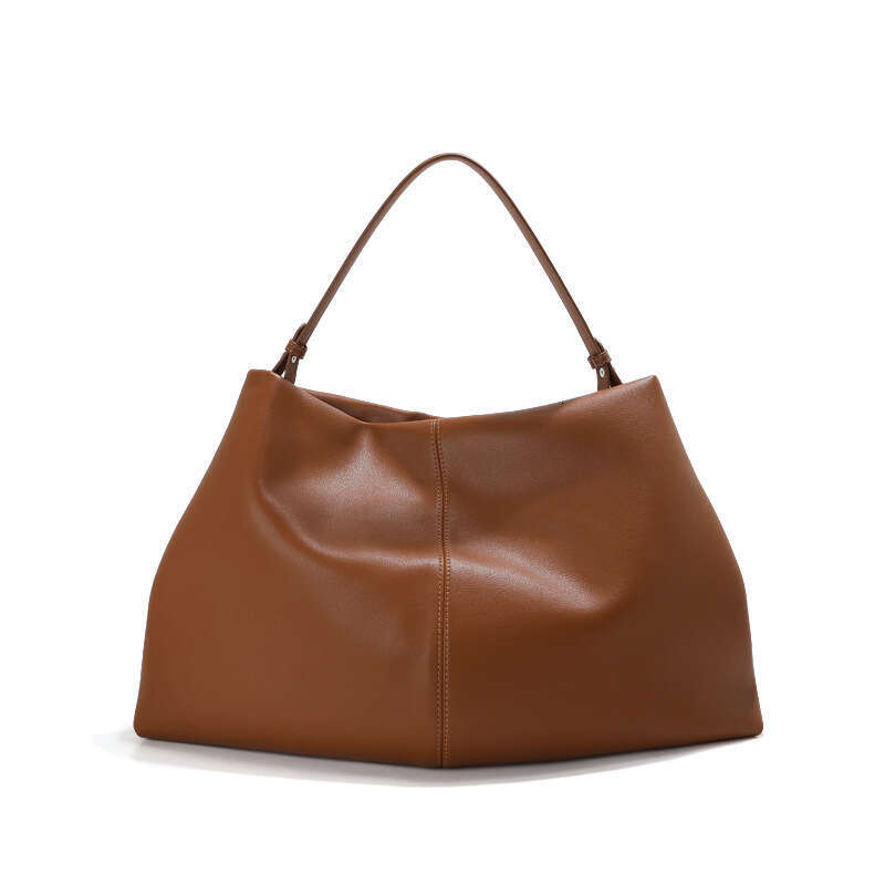 Luxury Bags Totes Large Capacity Tote For Women Lazy Relaxed Feel Cowhide Commuter Genuine Underarm Bag Autumn And Winter Soft Leather Single Crossbod