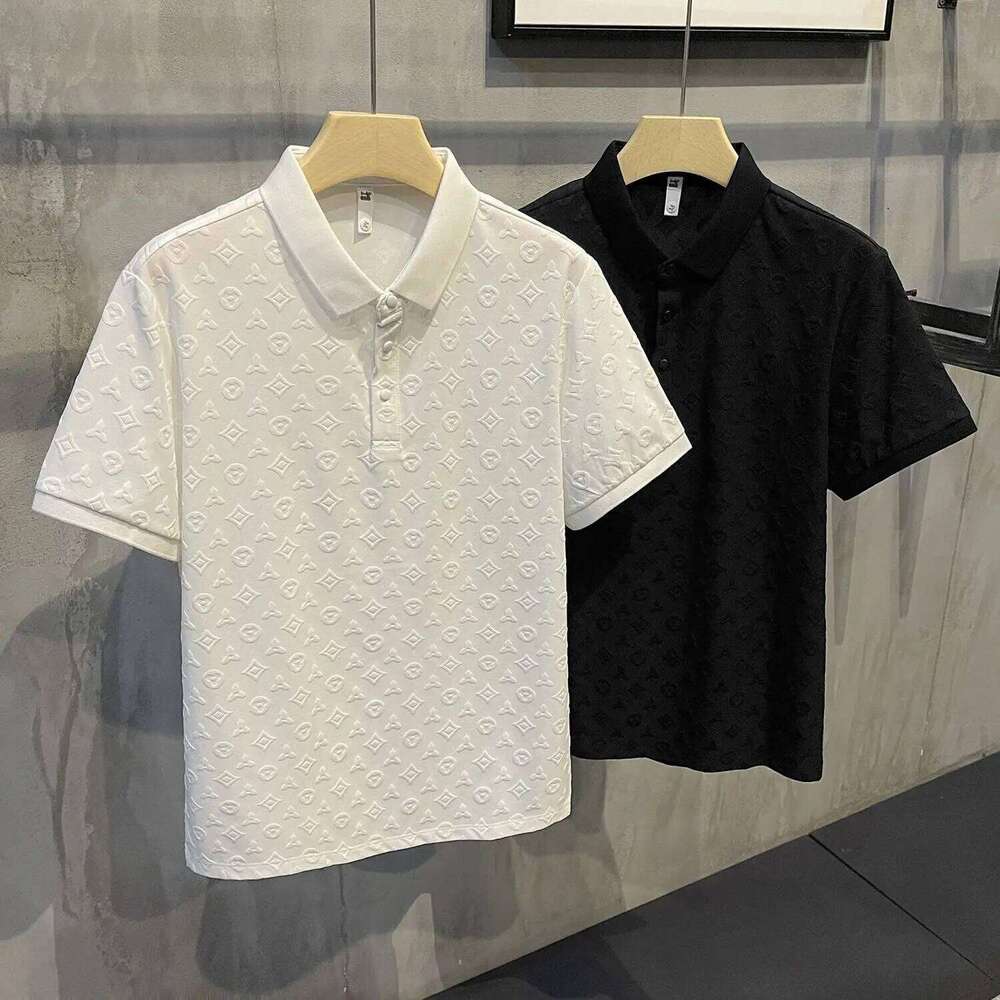 POLO shirt summer new comfortable and breathable youth slim-fit lapel short-sleeved T-shirt 26H0312