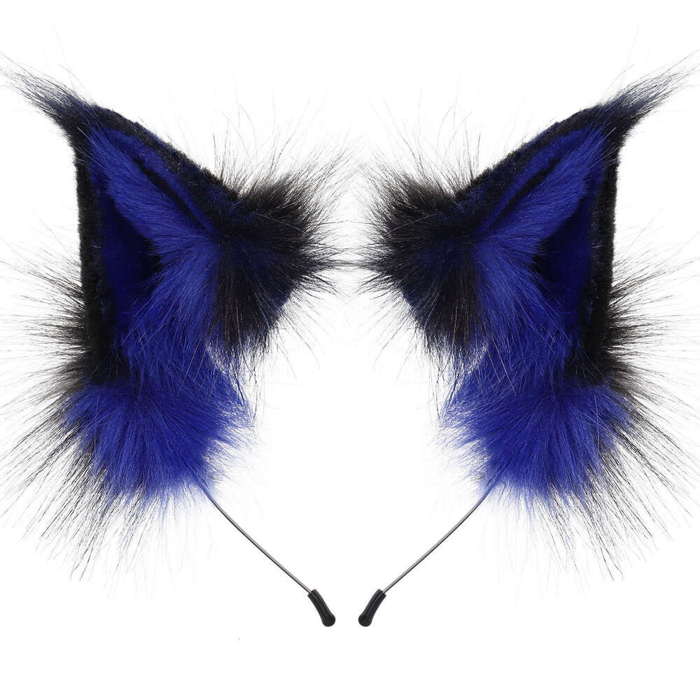 New Personalized Adjustable Headband Halloween Role-Playing Fox Ears Cosplay Plush Hair Accessory