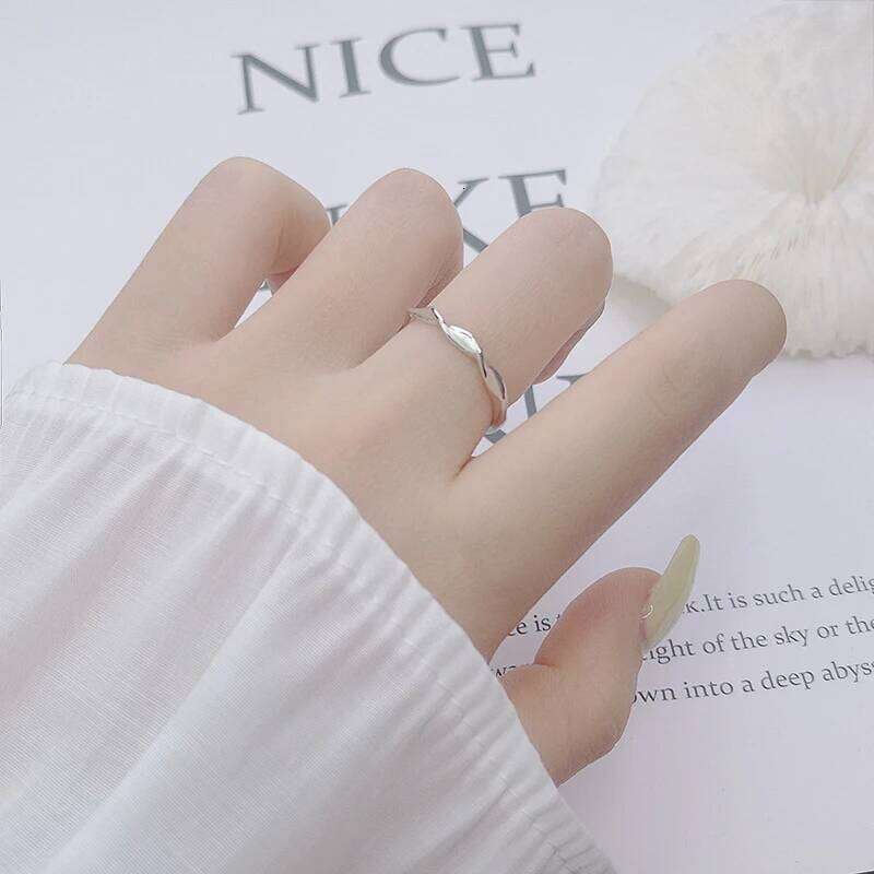 1PC OR 2PCS Couple Ring HipHop Boudoir Ins niche design For Women Men Birthday Jewelry Adjustable W260311