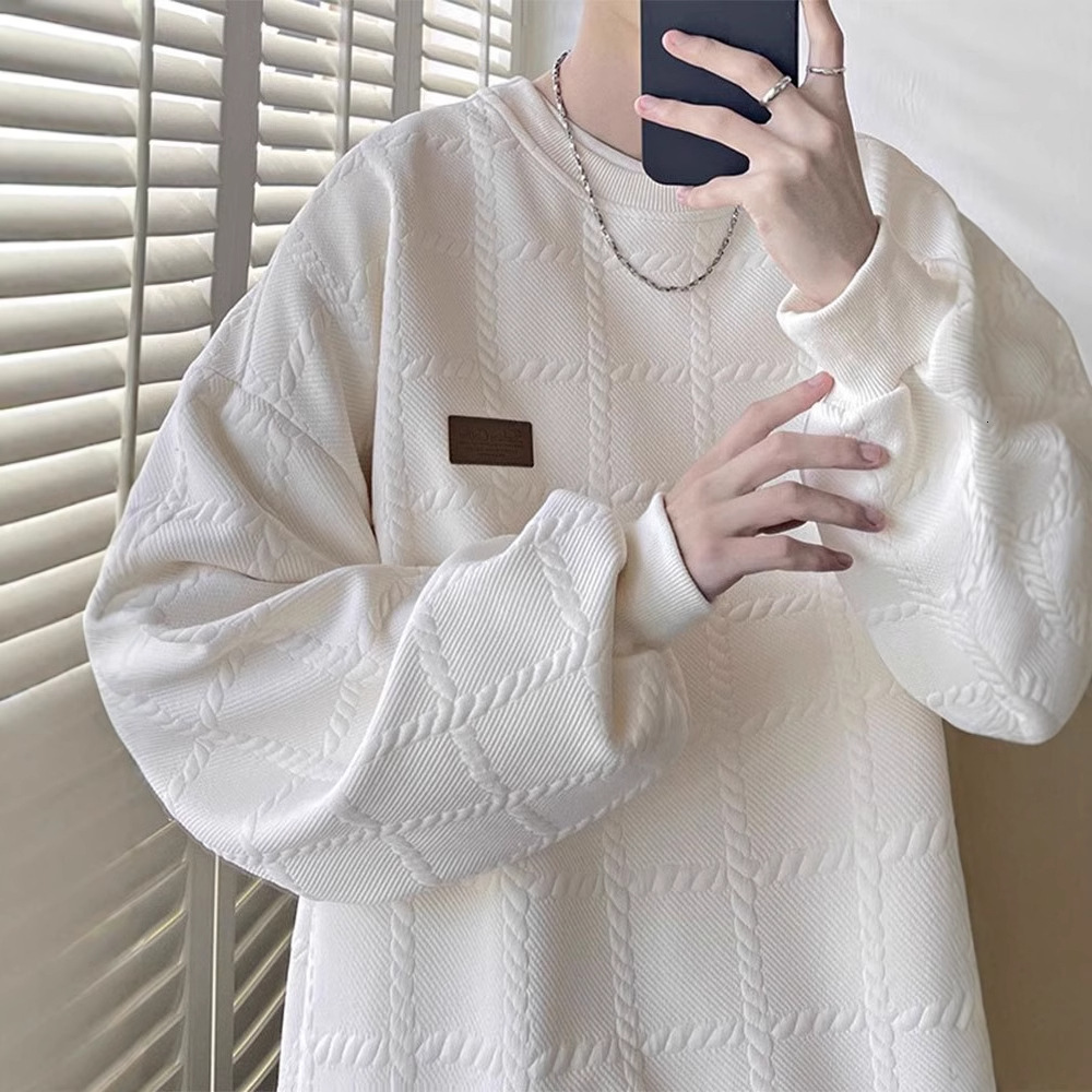Versatile Heavyweight Sweatshirt For Designer Hoodie Men Spring And Autumn Style Trendy Brand Ins Casual Men's Clothing Niche Design Inner Wear T