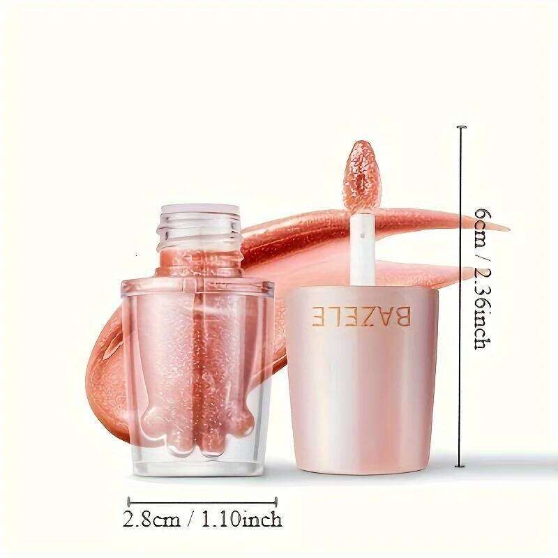 6-Shades Moisturizing Lip Gloss Shiny Glitter Liquid Lipstick -Smooth, Long-lasting, Vibrant Colors The Perfect Gift for Her W260311