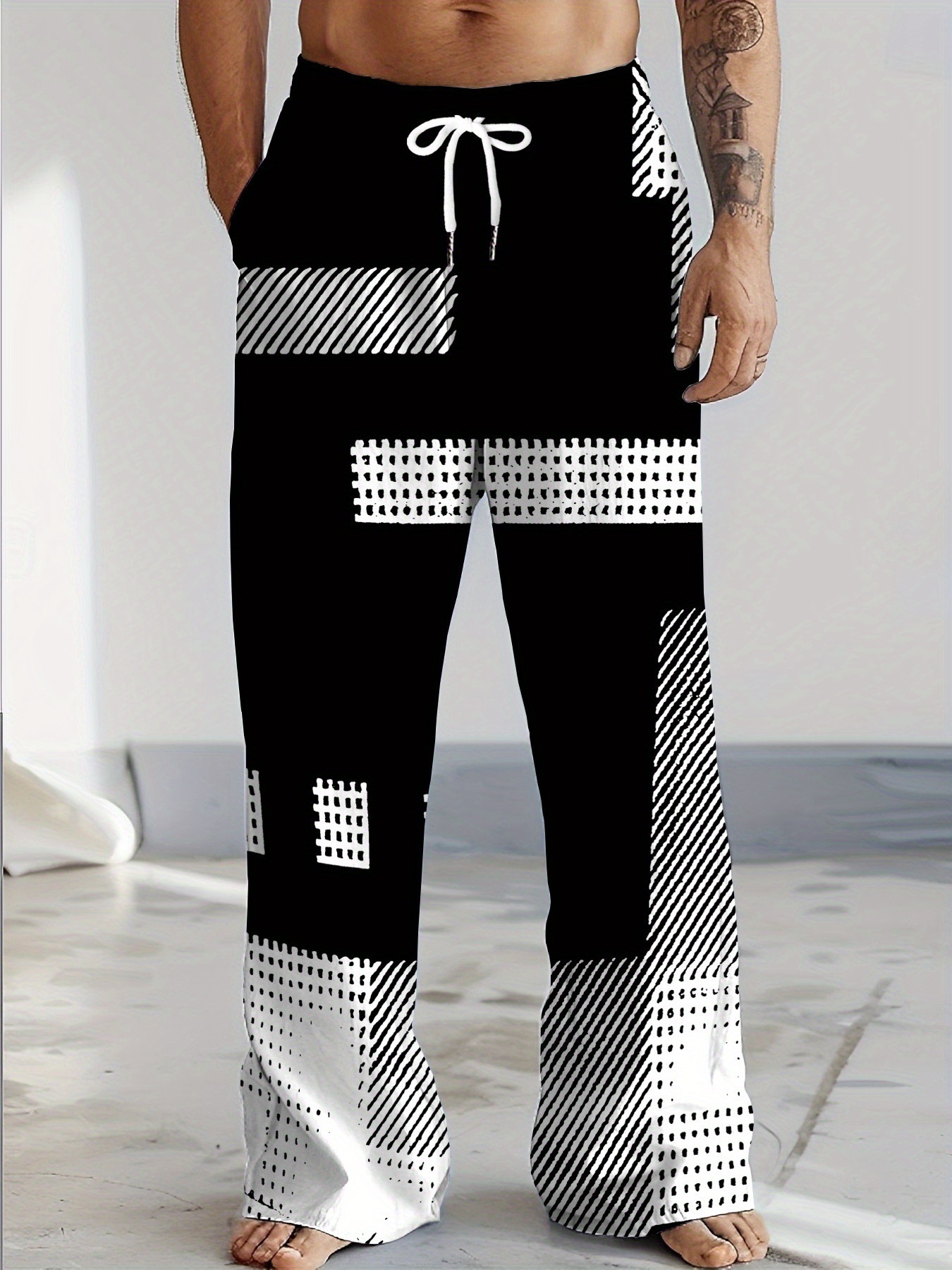 Luxury Brand Designer Clothes European And American Style Leopard Print Casual Pants 2025 New Leopard Pattern Men's Fashion Versatile Breathable 