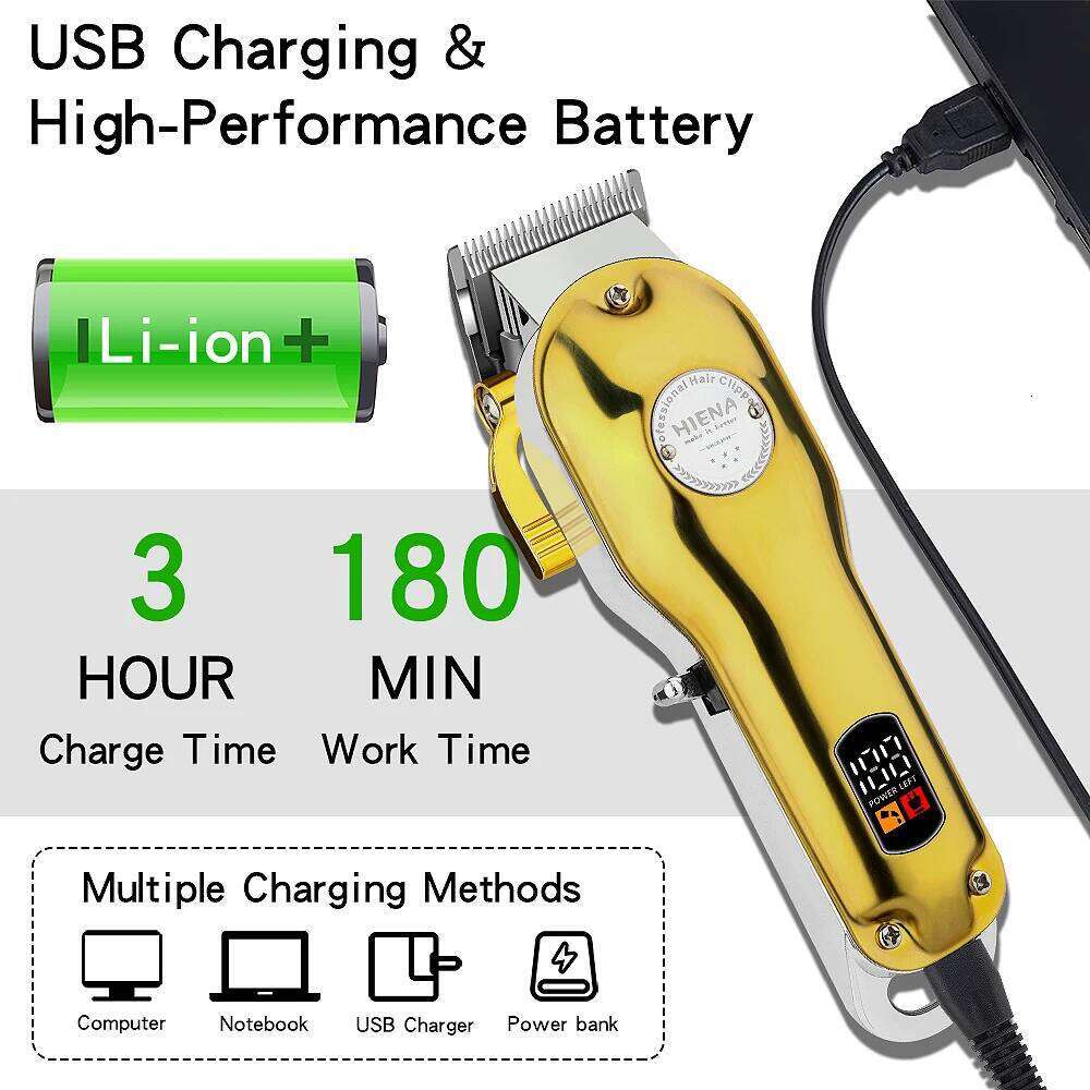 hyn-201Hair cutting machine trimmers Retro style Barber shop professional barber machines for Professional hair clipper C260312
