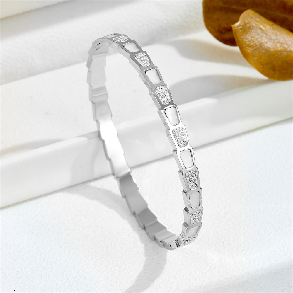 Luxury Brand Designer Jewelry For Women Korean-style Snake Bone Clasp Bracelet Bracelet High-end Bestseller Ins-style Niche Design Elegant Light Luxur