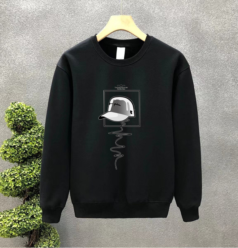 Wholesale Men's Sweatshirt Autumn New Sports Crew Designer Hoodie Neck Style Casual Men's Top Trendy Fashion Men's Jacket