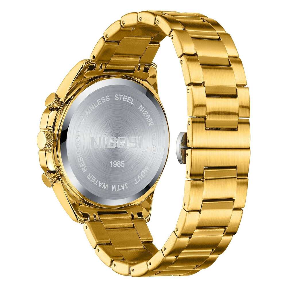 NIBOSI Fashion Watch Top Brand Luxury Quartz Men Watches Waterproof Chronograph Auto Date Wristwatch Male Clock Reloj Hombre