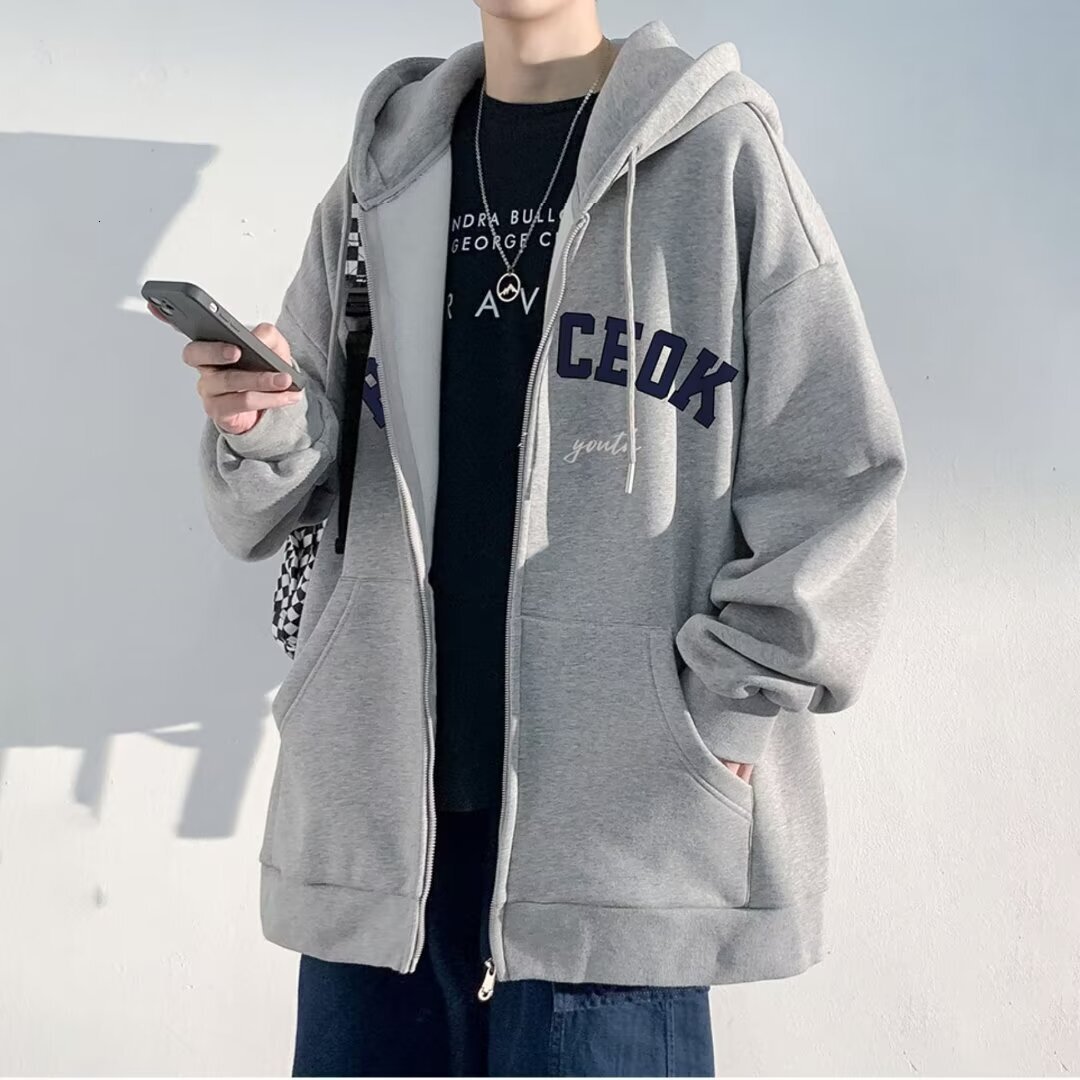 Style Trendy Brand Men's Jacket Spring Designer Hoodie Autumn New Sports Hooded Cardigan Sweatshirt Men's Clothing Jacket