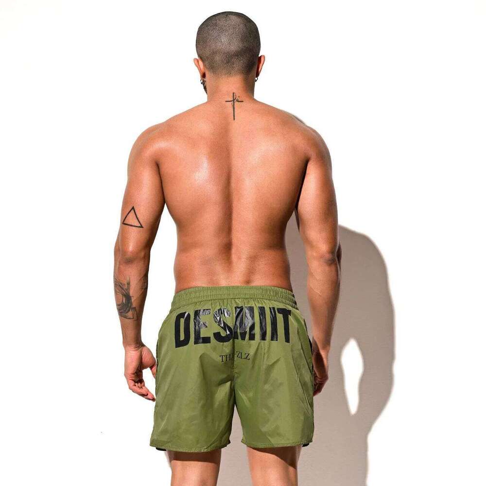 Desmiit Swimwear Beach Board Swim Shorts Thin Lined Boardshorts Men Swimming Trunks Quick Dry Beachwear Man Sport Short Z260312