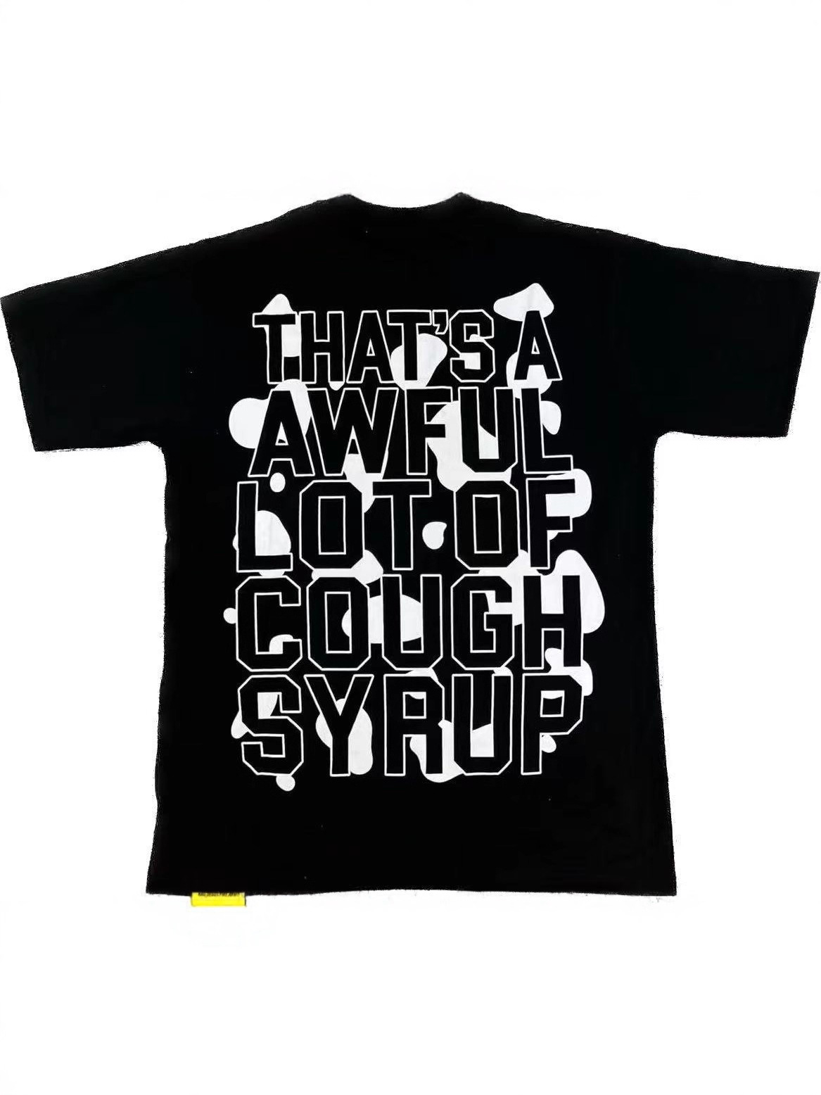 Men's T-shirt THAT'S A AWFUL LOT OF COUGH SYRUP Trendy rainbow casual pure cotton short sleeve for men