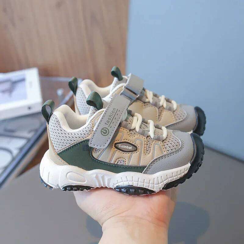 Fashion Design Boys Sneakers 2024 Autumn Kids Outdoor Walking Hiking Patchwork Color Children Casual Sports Shoes For Boy H260312