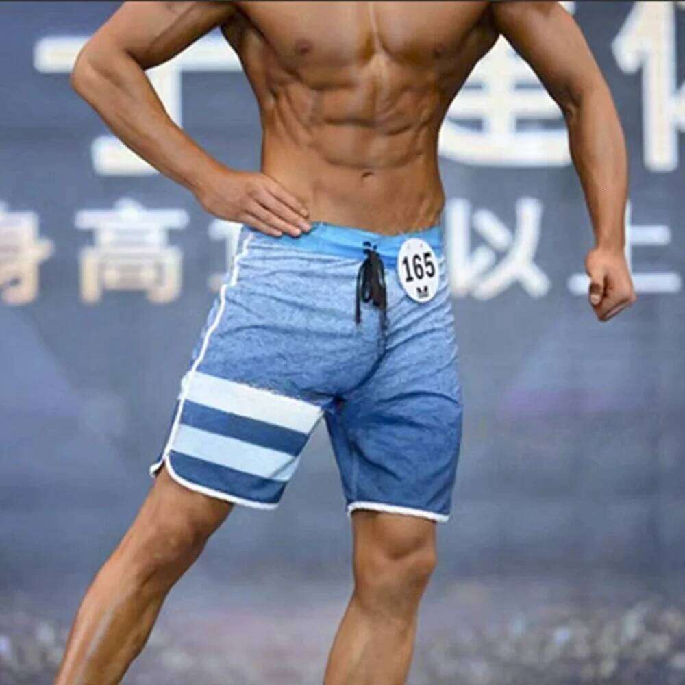 Quick-Drying Waterproof Bermuda Mens Beachshorts Fitness Competition Board Shorts With Elasticity For Surfing And Swimming E1020