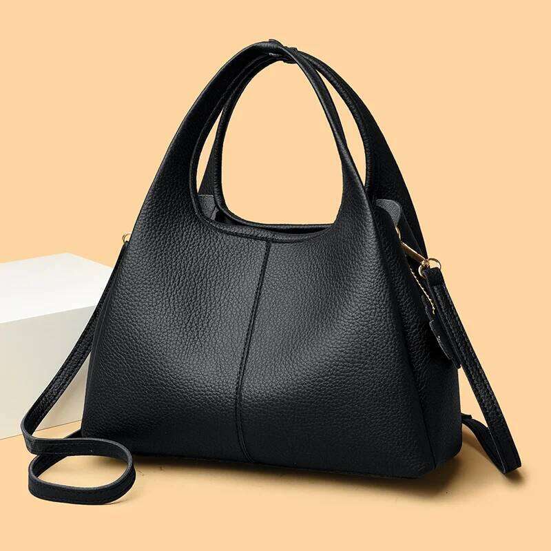 Luxury Casual Tote Bag High Quality Leather Ladies Handbag Shoulder Crossbody For Women Large Vintage Bags Sac A Main TIANOUDAISHU