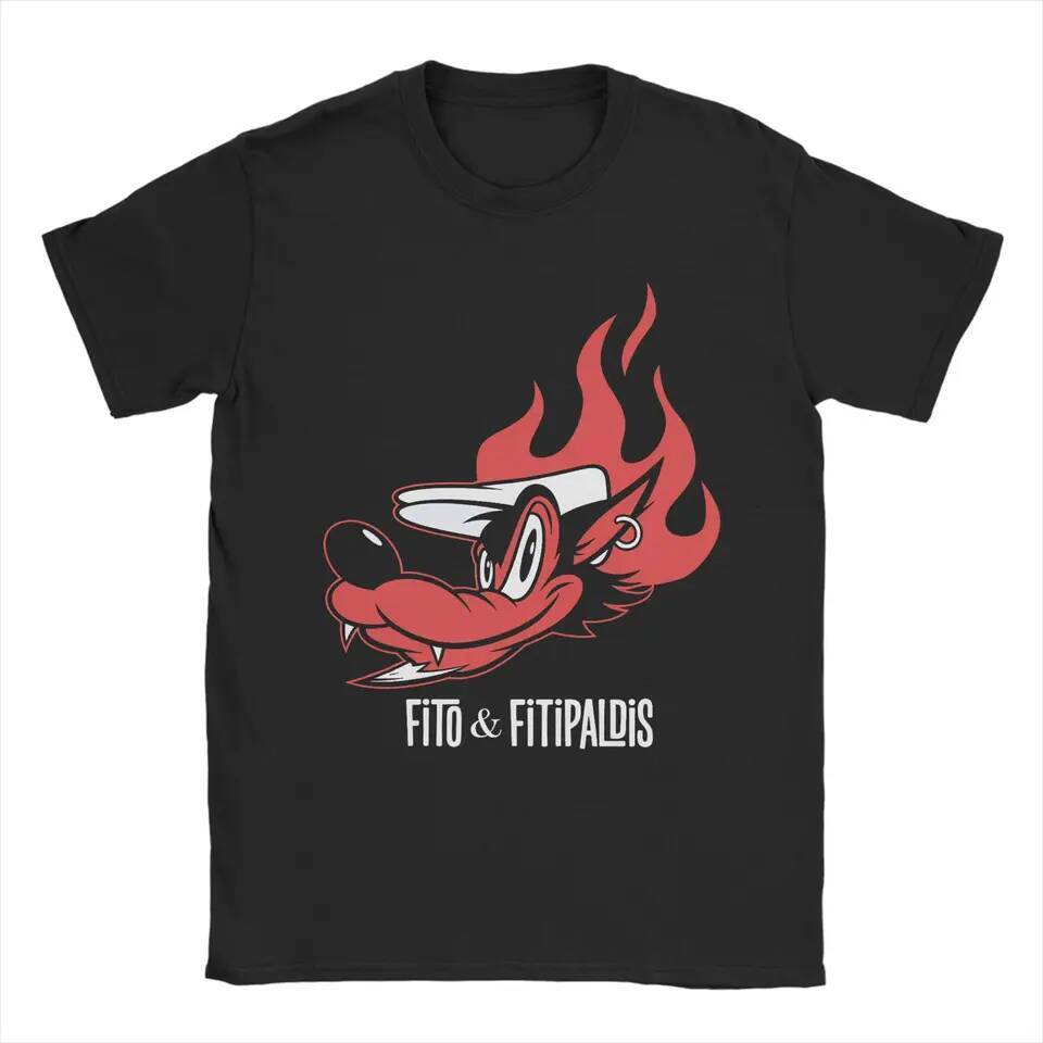 Harajuku Shirt Summer Fito Fitipaldis Band Popular T Shirts Pure Cotton Tshirt for Men Y2K Wholesale Short Sleeve Clothes ddmythur