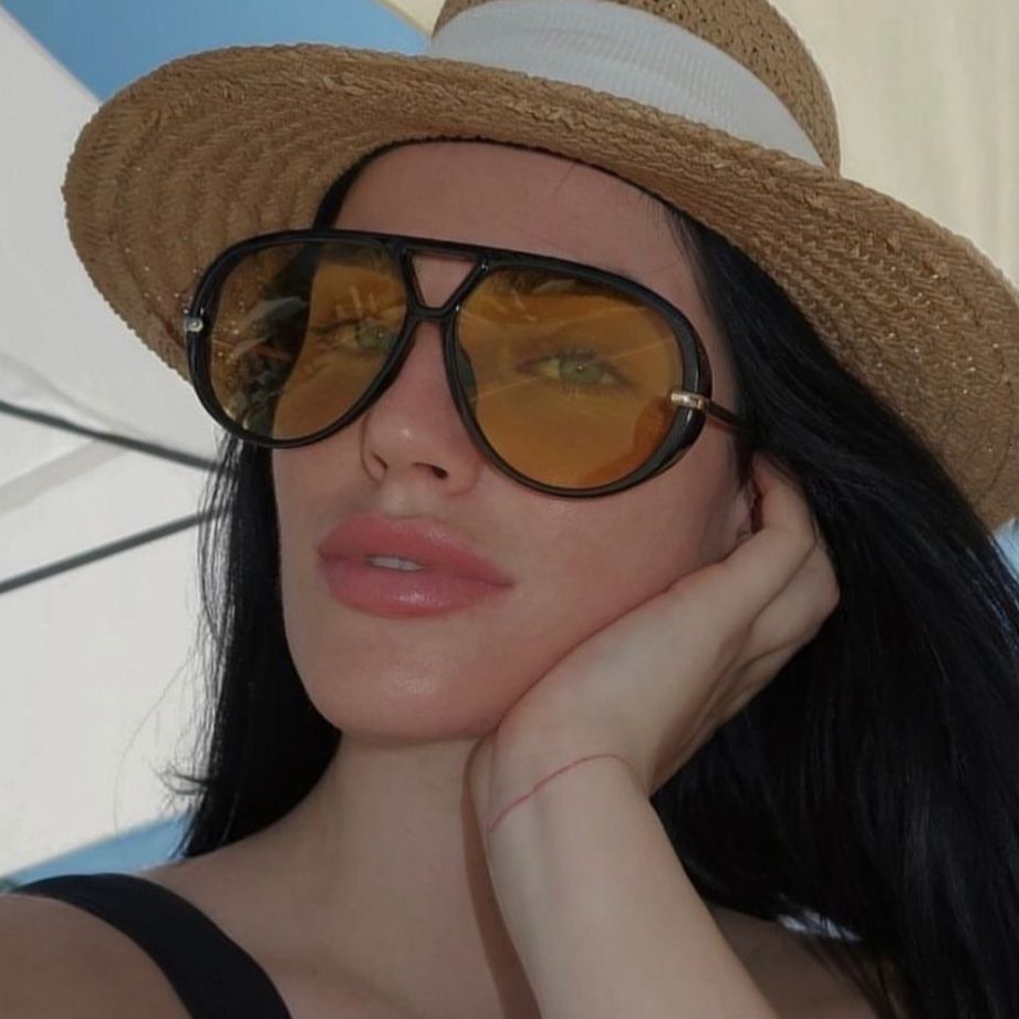 INS Toad 2026 New Model Internet Celebrity Same Style Concave Shape Sunglasses for Women Taking Photos