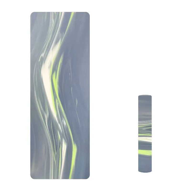 Yoga Mat Non Slip Matte PU Natural Rubber Eco Friendly Extra Thick PrEMium Grip FitnESS Home Gym Dance Pilates PurpLE M260312