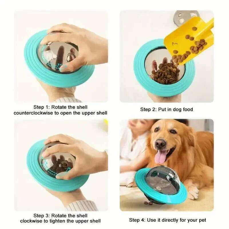 1pc Durable Dog Toys Aggressive Chewers Squeaky Balls Flying Discs and Interactive Play Perfect for Medium Large Dogs 26Y0312