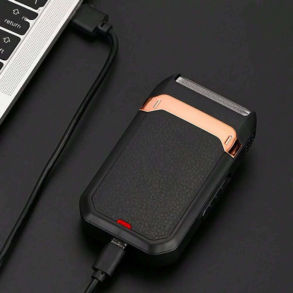 Multi functional men's rechargeable shaver, suitable for trimming hair on the head and face, high-quality gift choice. C260312