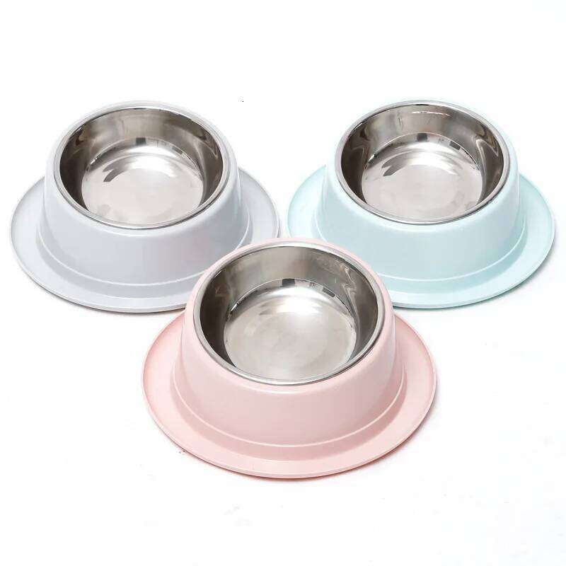Feeder Slope Anti-Ant Food Cat Accessories Dog Bowl Quality Stainless Steel Container For Cats Pet Supplies 26Y0312