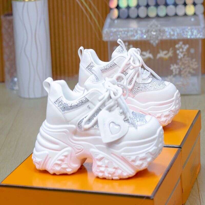 Popular thick-soled height-increasing dad shoes for women, new spring autumn 2025 platform sports casual shoes, wholesale and dropshipping