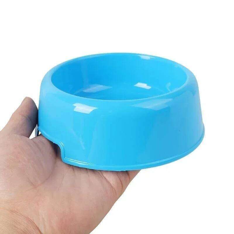 Bowls Dog Cat Plastic Food Feeding Water Dish Bowl Feeder Pet Supplies accesorios para perros 26Y0312