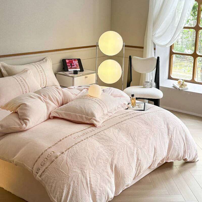 Natural Silk Bedding Quilt Soft Flat Sheet Pillowcases Duvet Cover Set H260312