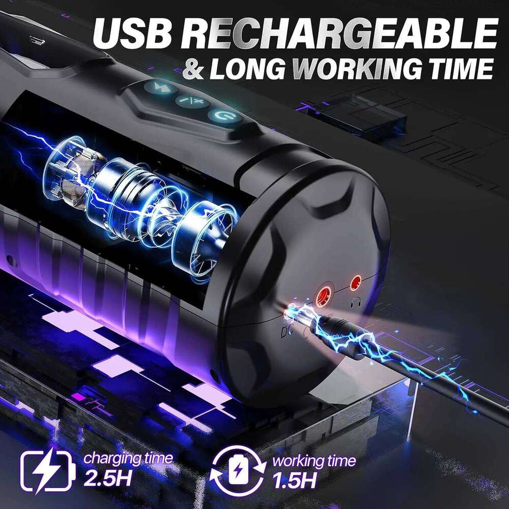 Electric Masturbation Cup Sex Toys Vagina Automatic Shaking Sucking Sexy Groans Male Masturbator Pussy Adult Tools Z260312